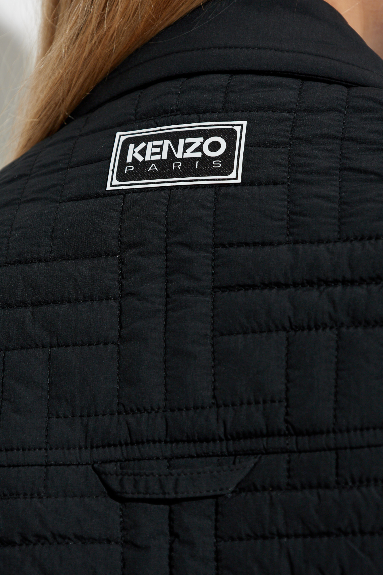 【未使用に近い】KENZO トラックジャケット BLACK〈定価95,700円〉 KENZO ケンゾー 日本製デニムの「Boke Flower」刺繍入り